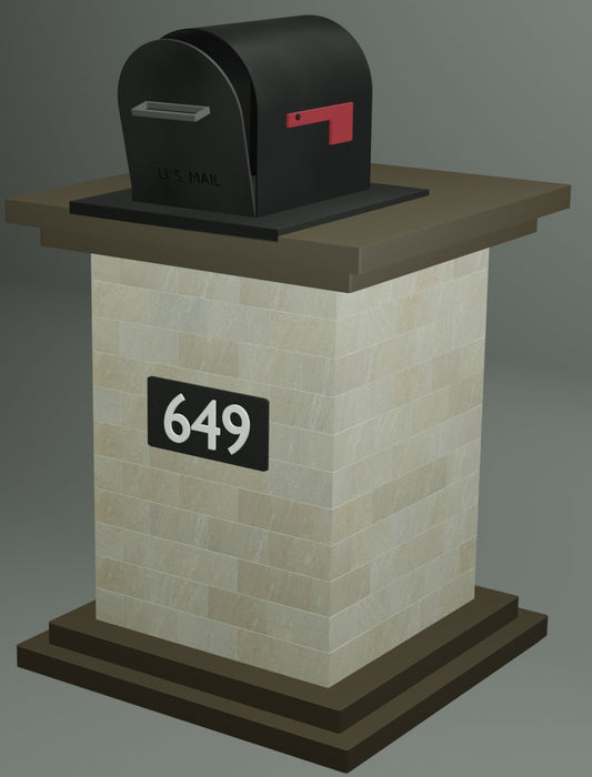 Tile Mailbox MAILBOXES, Stone Tile – knoxstoneandtile