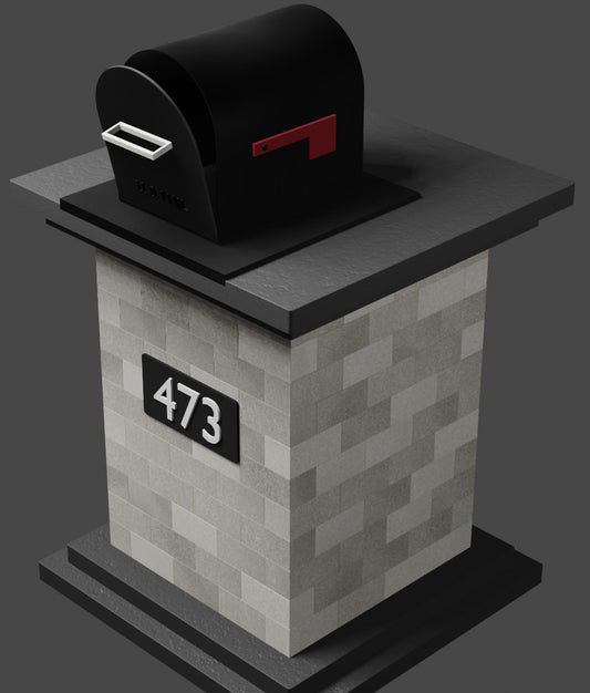 Tile Mailbox MAILBOXES, Stone Tile – knoxstoneandtile