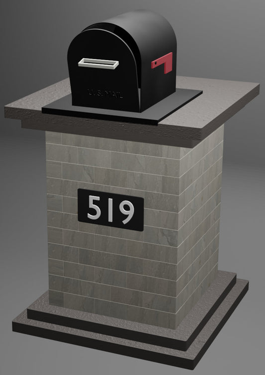 Tile Mailbox MAILBOXES, Stone Tile – knoxstoneandtile
