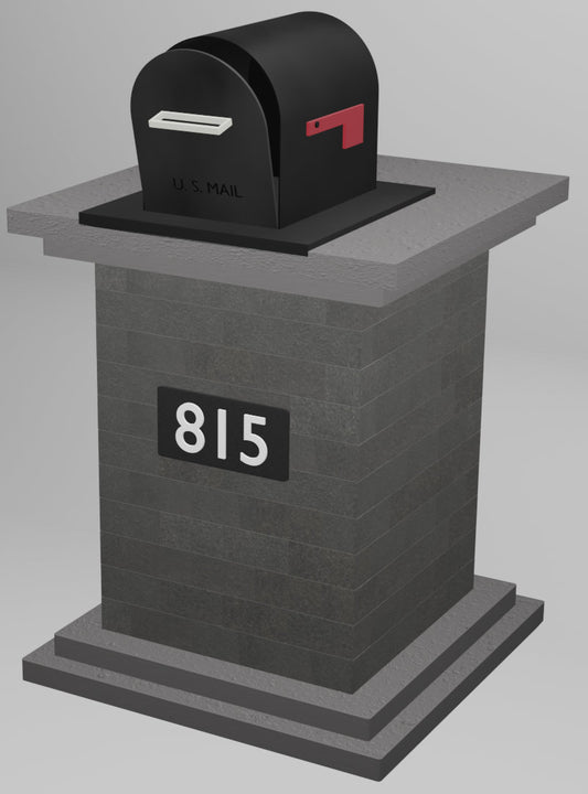 Tile Mailbox MAILBOXES, Stone Tile – knoxstoneandtile
