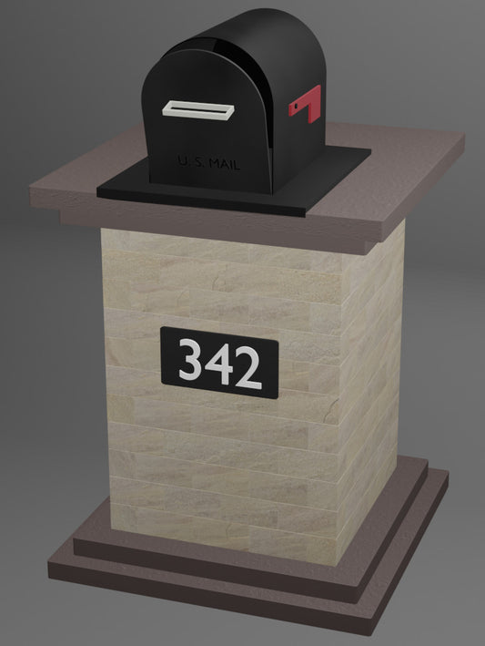 Tile Mailbox MAILBOXES, Stone Tile – knoxstoneandtile